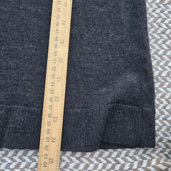 Pendleton Womens 100% Merino Wool Turtleneck Sweater L Dark Gray Quiet Luxury - Picture 9 of 9